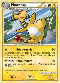 Pharamp — carte 14 de l’extension HeartGold SoulSilver