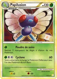 Papilusion — carte 16 de l’extension HeartGold SoulSilver
