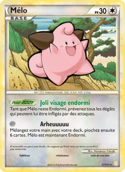 Mélo — carte 17 de l’extension HeartGold SoulSilver