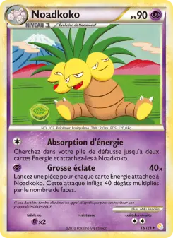 Noadkoko — carte 18 de l’extension HeartGold SoulSilver