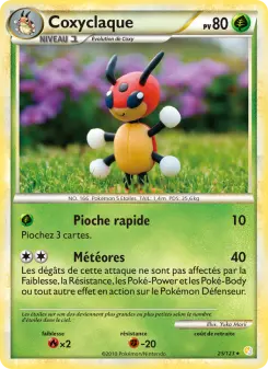 Coxyclaque — carte 25 de l’extension HeartGold SoulSilver