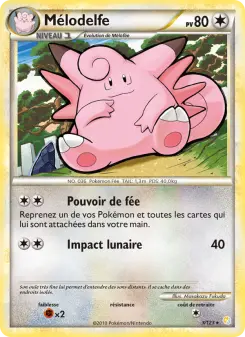 Mélodelfe — carte 3 de l’extension HeartGold SoulSilver