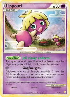 Lippouti — carte 30 de l’extension HeartGold SoulSilver