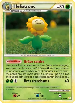 Heliatronc — carte 31 de l’extension HeartGold SoulSilver