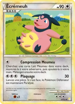 Écrémeuh — carte 47 de l’extension HeartGold SoulSilver