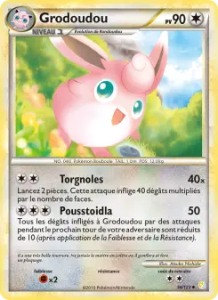 Grodoudou — carte 56 de l’extension HeartGold SoulSilver