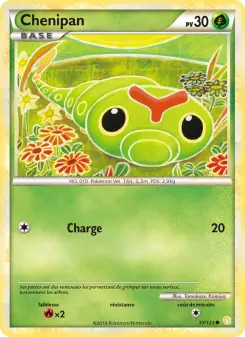 Chenipan — carte 57 de l’extension HeartGold SoulSilver