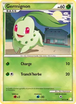 Germignon — carte 59 de l’extension HeartGold SoulSilver