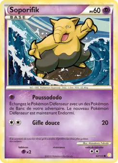 Soporifik — carte 62 de l’extension HeartGold SoulSilver