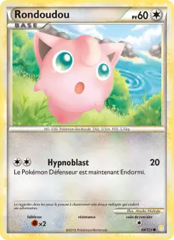 Rondoudou — carte 68 de l’extension HeartGold SoulSilver