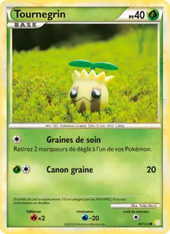 Tournegrin — carte 85 de l’extension HeartGold SoulSilver