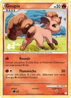 Goupix — carte 87 de l’extension HeartGold SoulSilver