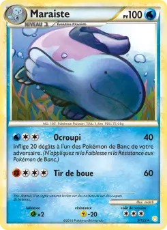 Maraiste — carte 9 de l’extension HeartGold SoulSilver