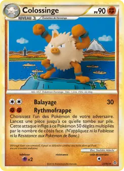 Colossinge — carte 22 de l’extension Déchaînement