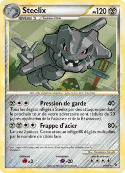 Steelix — carte 24 de l’extension Déchaînement