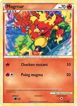 Magmar — carte 52 de l’extension Déchaînement