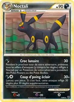 Noctali — carte 10 de l’extension Indomptable