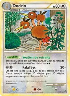 Dodrio — carte 11 de l’extension Indomptable