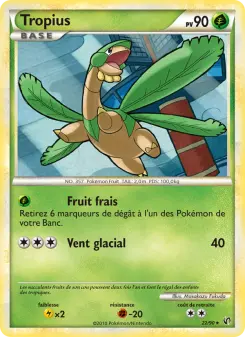 Tropius — carte 22 de l’extension Indomptable
