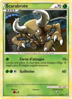 Scarabrute — carte 32 de l’extension Indomptable