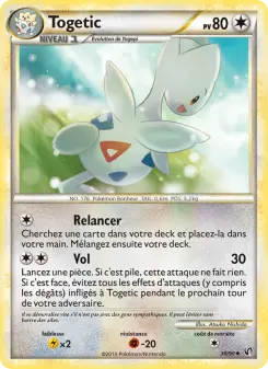 Togetic — carte 39 de l’extension Indomptable