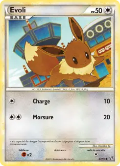 Evoli — carte 47 de l’extension Indomptable