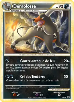 Demolosse — carte 5 de l’extension Indomptable