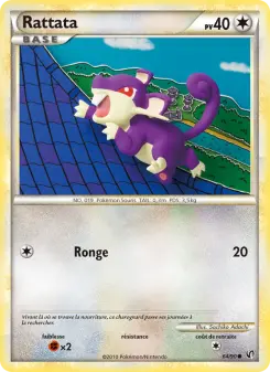 Rattata — carte 64 de l’extension Indomptable