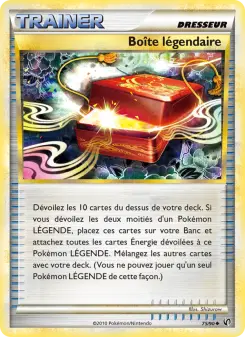 Boîte légendaire — carte 75 de l’extension Indomptable
