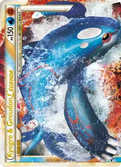 Kyogre & Groudon LÉGENDE — carte 87 de l’extension Indomptable