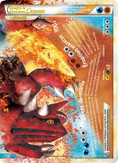 Kyogre & Groudon LÉGENDE — carte 88 de l’extension Indomptable