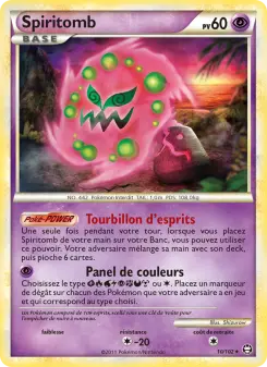 Spiritomb — carte 10 de l’extension Triomphant