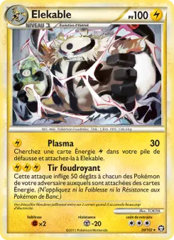 Elekable — carte 20 de l’extension Triomphant