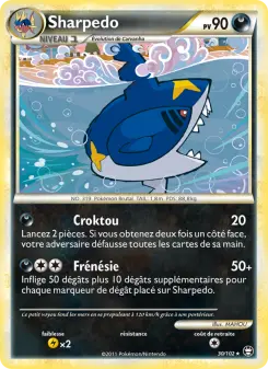 Sharpedo — carte 30 de l’extension Triomphant