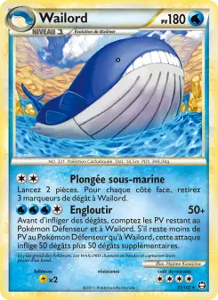 Wailord — carte 31 de l’extension Triomphant
