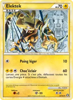 Elektek — carte 33 de l’extension Triomphant