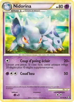 Nidorina — carte 45 de l’extension Triomphant