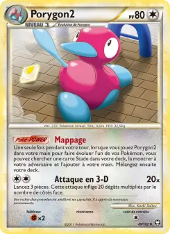Porygon2 — carte 49 de l’extension Triomphant