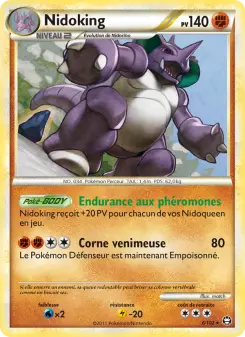 Nidoking — carte 6 de l’extension Triomphant