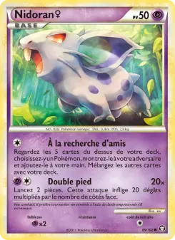 Nidoran♀ — carte 69 de l’extension Triomphant