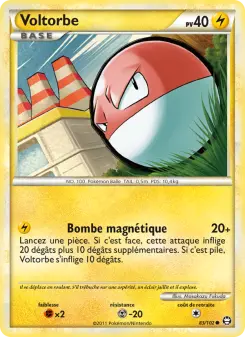 Voltorbe — carte 83 de l’extension Triomphant