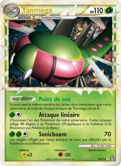 Yanmega — carte 98 de l’extension Triomphant