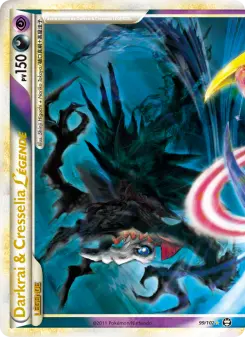 Darkrai & Cresselia LÉGENDE — carte 99 de l’extension Triomphant