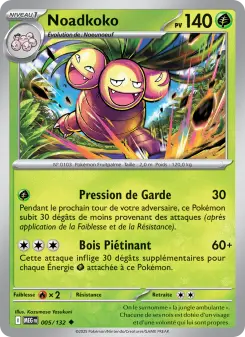 Noadkoko — carte 005 de l’extension Méga-Évolution