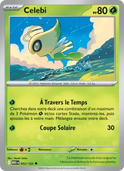 Celebi — carte 012 de l’extension Méga-Évolution
