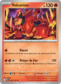 Volcanion — carte 025 de l’extension Méga-Évolution