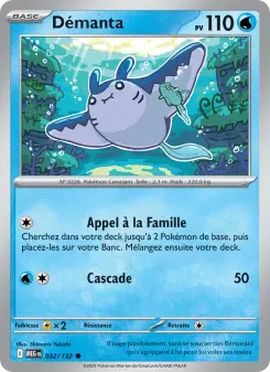 Démanta — carte 032 de l’extension Méga-Évolution