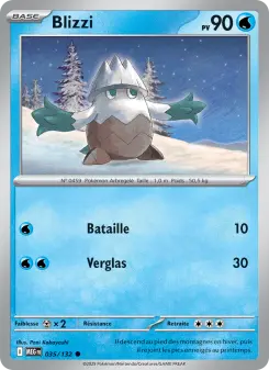 Blizzi — carte 035 de l’extension Méga-Évolution