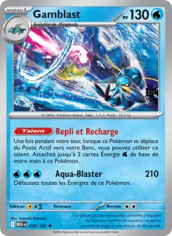 Gamblast — carte 038 de l’extension Méga-Évolution