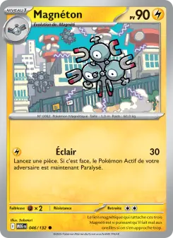 Magnéton — carte 046 de l’extension Méga-Évolution